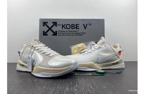 Rice DB4796-101 White Protro  5 Nike Kobe Undefeated 0821